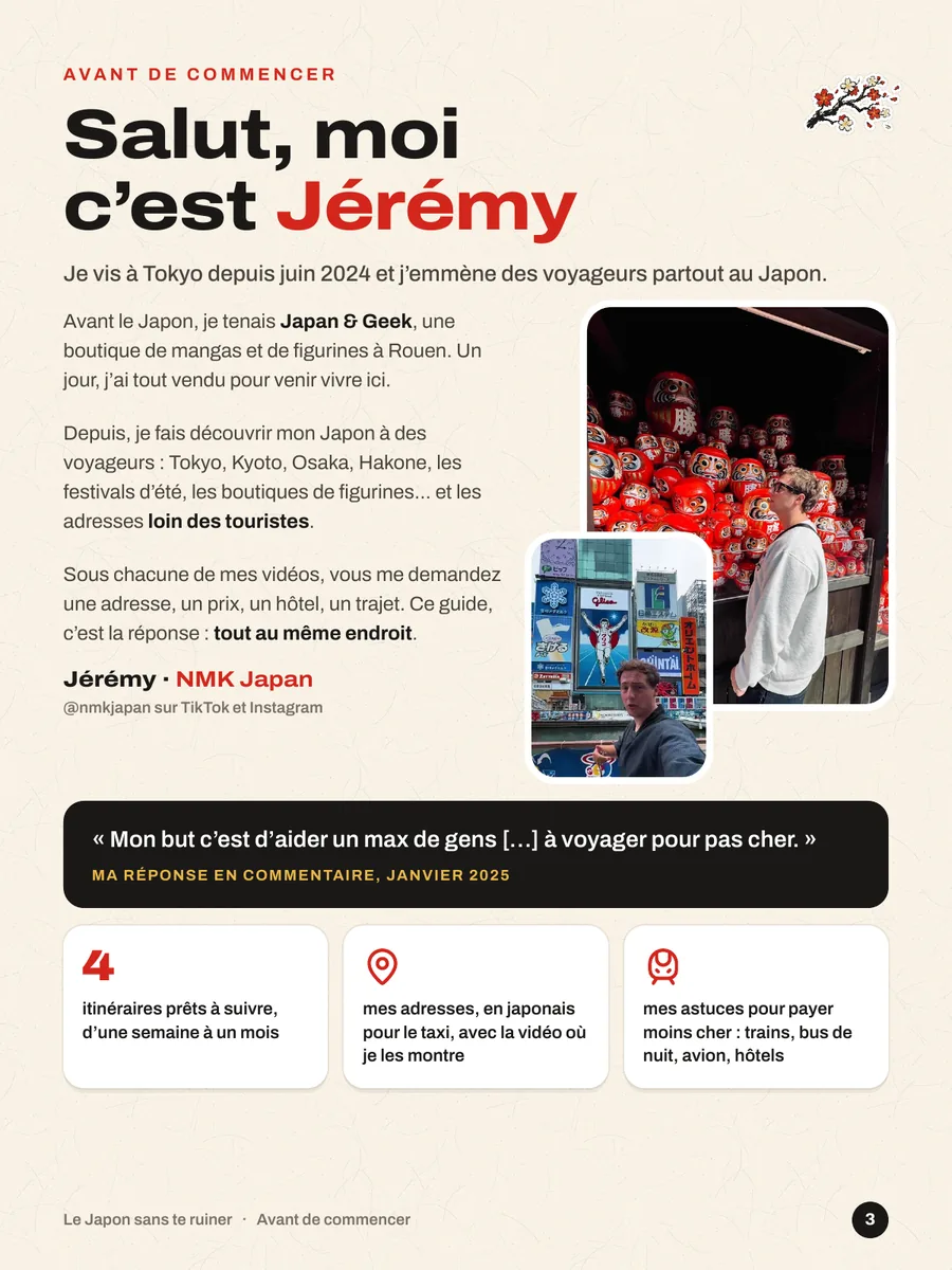 Page 3 du guide
